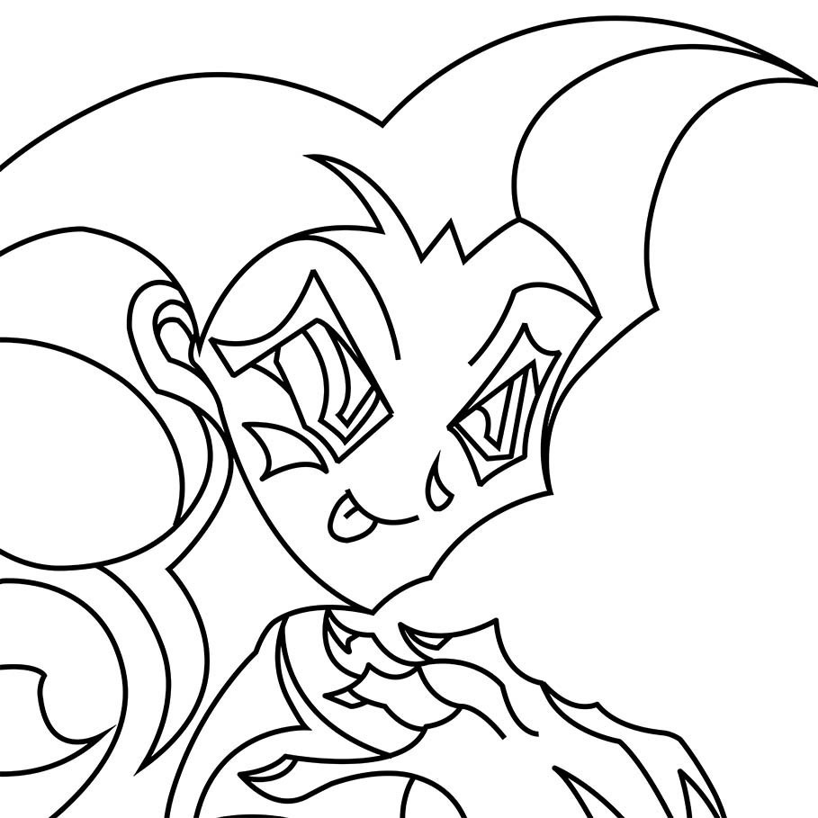 しめしめ線画缶バッジ