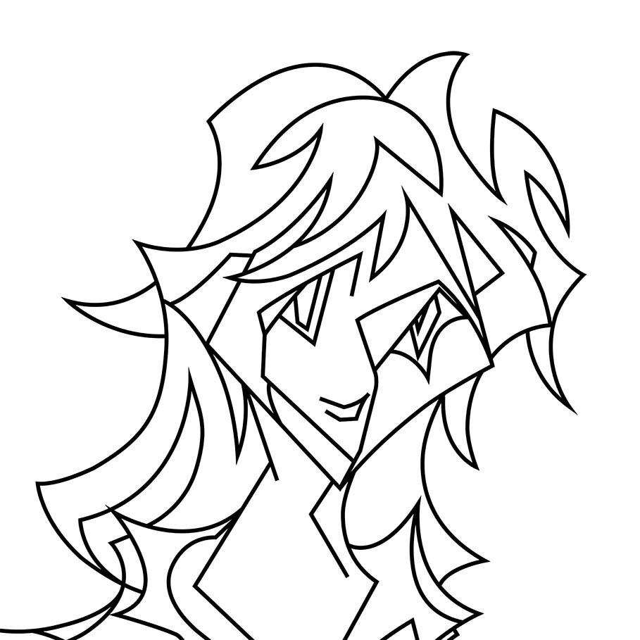 6月線画缶バッジ