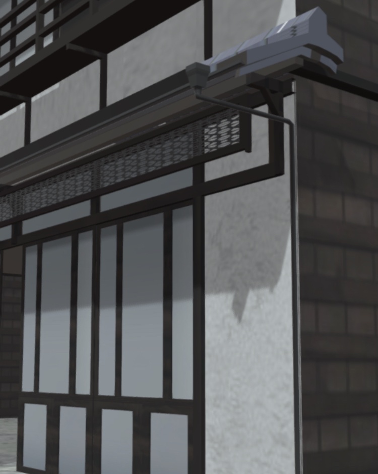 【3D背景素材】洋館の合間にIN! 町家