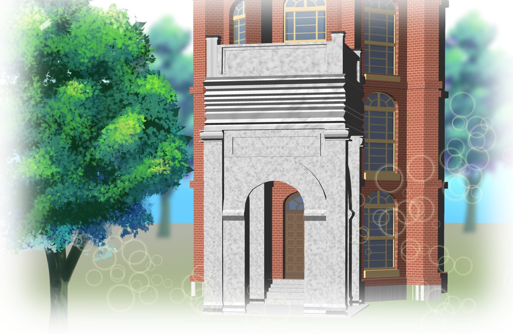 【3D背景素材】≪古き情景≫凌雲閣 ~浅草・明治・大正・昭和~