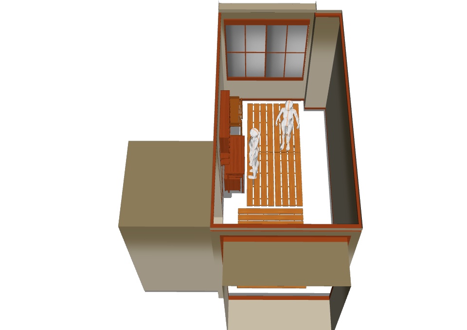 【3D背景素材】レトロなキッチン(アパート)