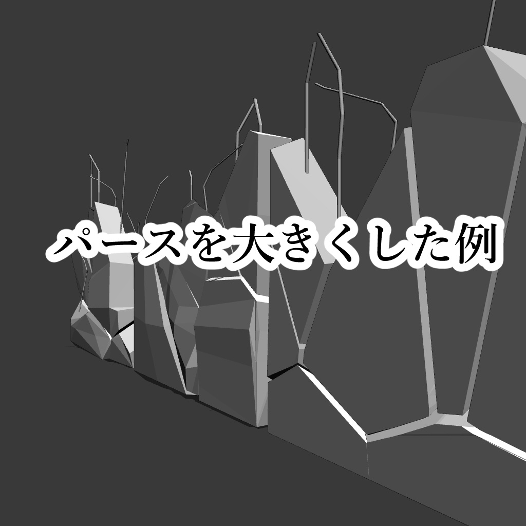 【3D背景素材】壊れた壁_break_wall