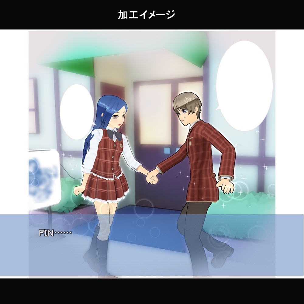 【3D背景素材】カスタム町・近郊タウン街 オプションパーツE