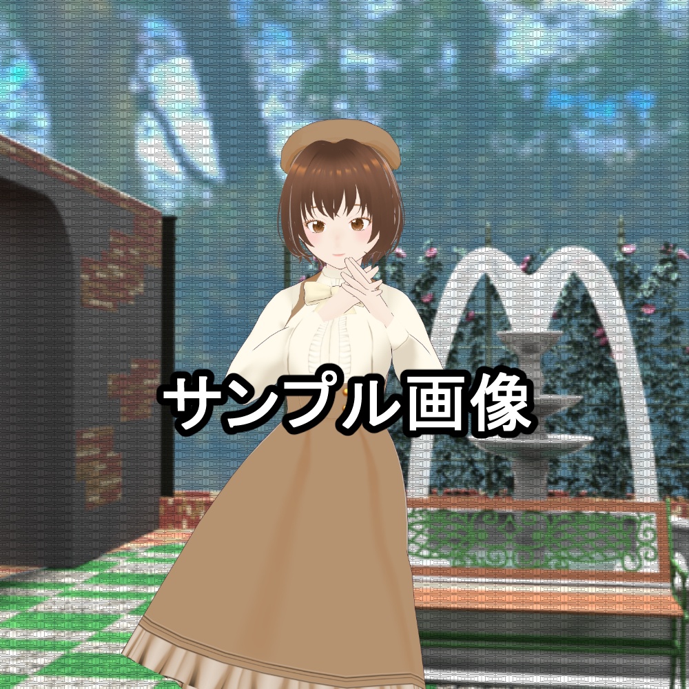 【360度VR背景素材】ガーデンホール