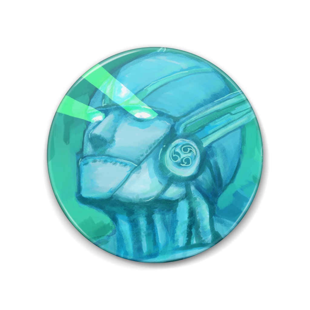 目からビーム（雷神紋）