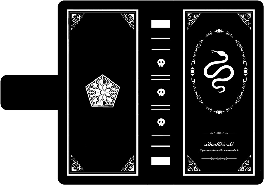 手帳型iPhoneケース(ベルトなし)