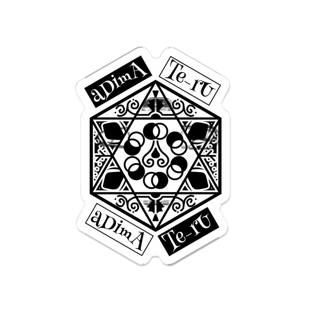 aDimATe-rU バッジ