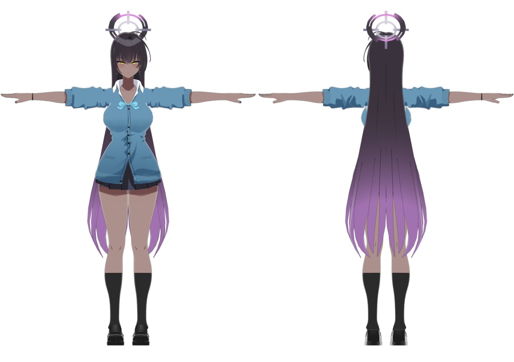 角楯カリン (女子高生) / Kakudate Karin (Schoolgirl) 3D VRC