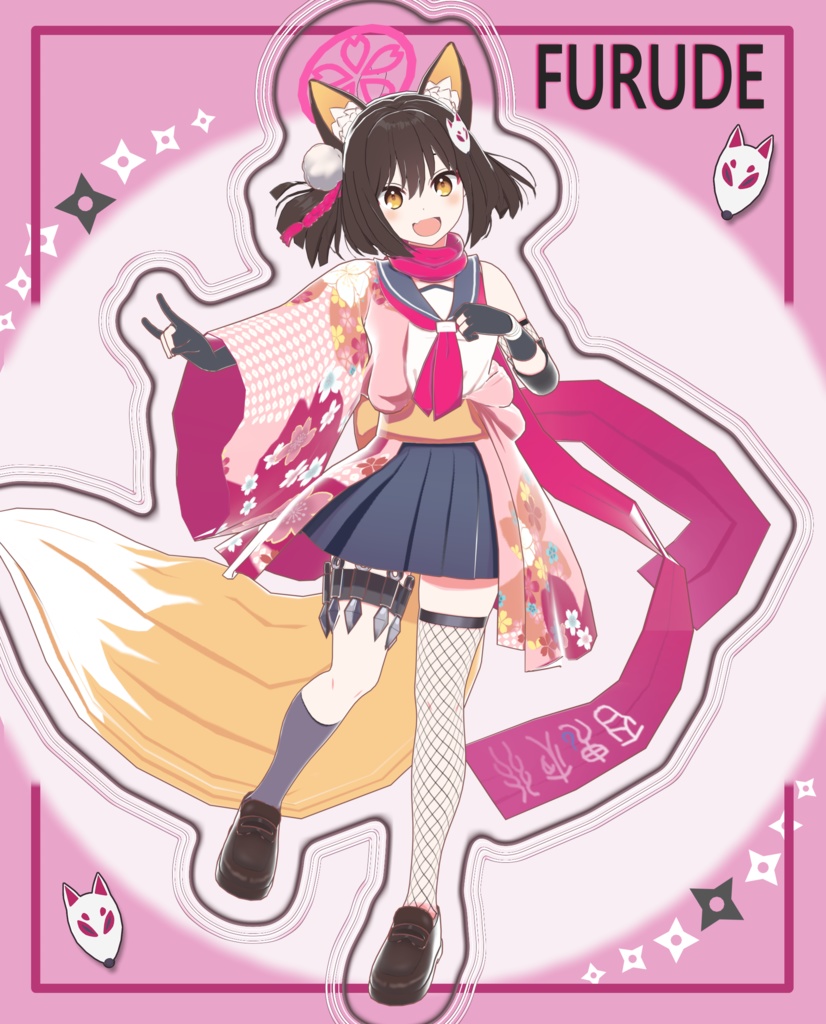 久田イズナ / Kuda Izuna 3D VRC