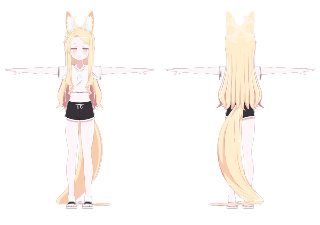 百合園セイア (ショーツ)/ Yurizono Seia (Shorts) 3D VRC