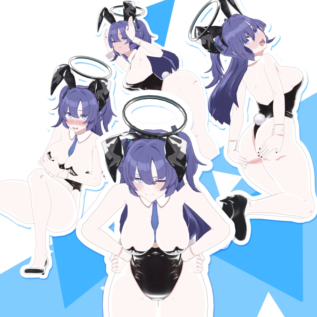 早瀬ユウカ (バニーガール Ver.) / Hayase Yuuka (BunnyGirl Ver.) 3D VRC