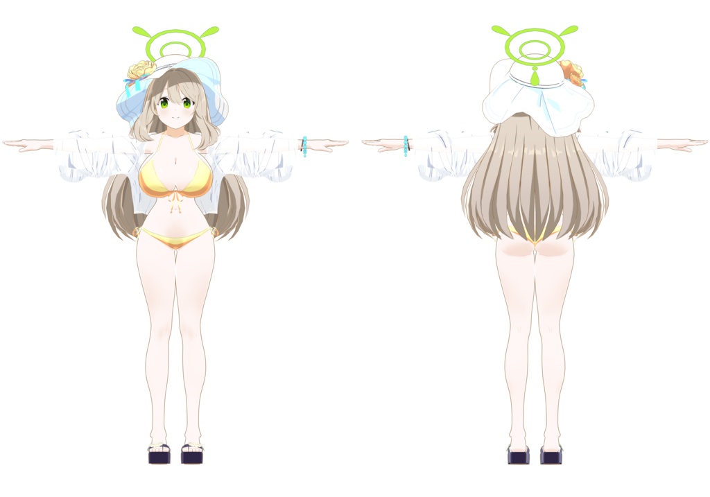 十六夜ノノミ (水着Ver.) / Izayoi Nonomi (Swimsuit ver.) 3D VRC