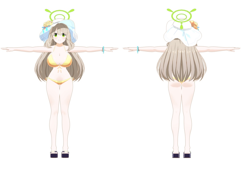 十六夜ノノミ (水着Ver.) / Izayoi Nonomi (Swimsuit ver.) 3D VRC