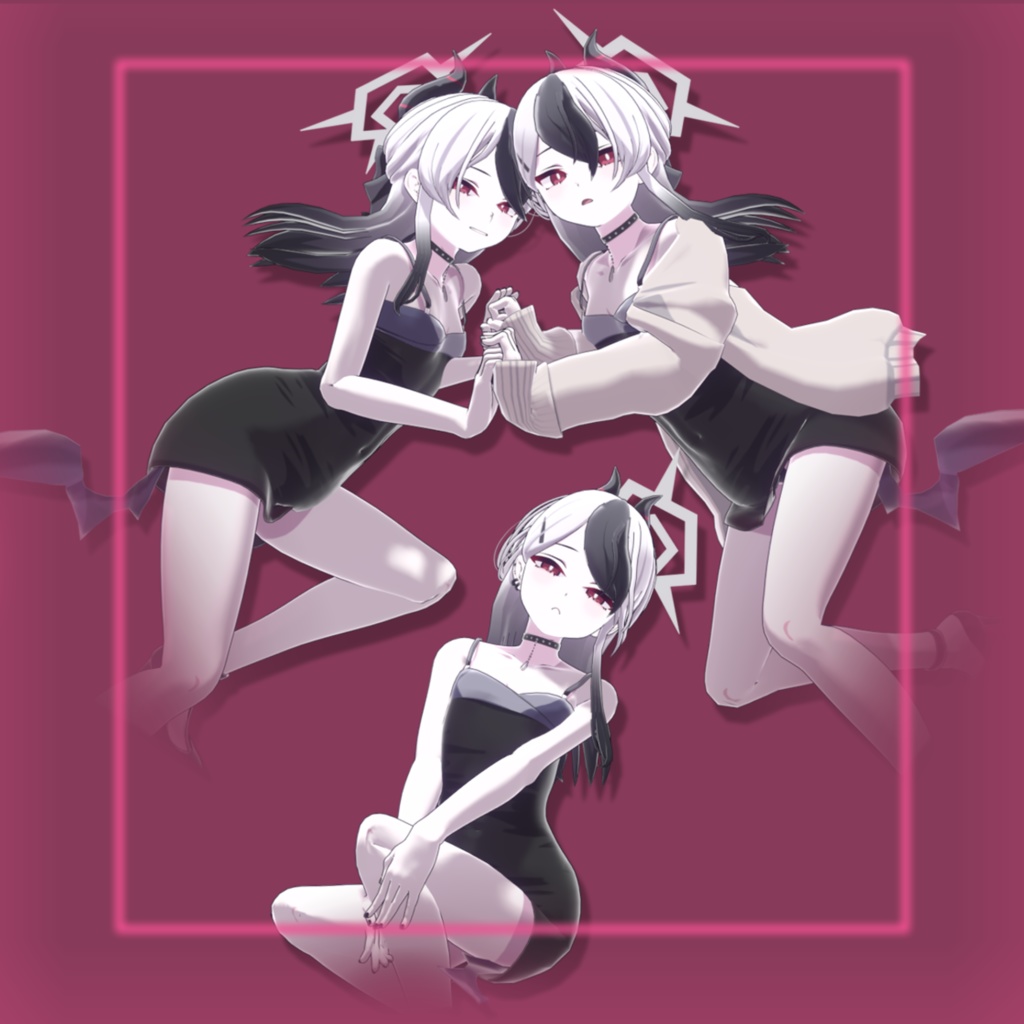 鬼方カヨコ (ドレスVer.)) / Onikata Kayoko (Dress ver.) 3D VRC