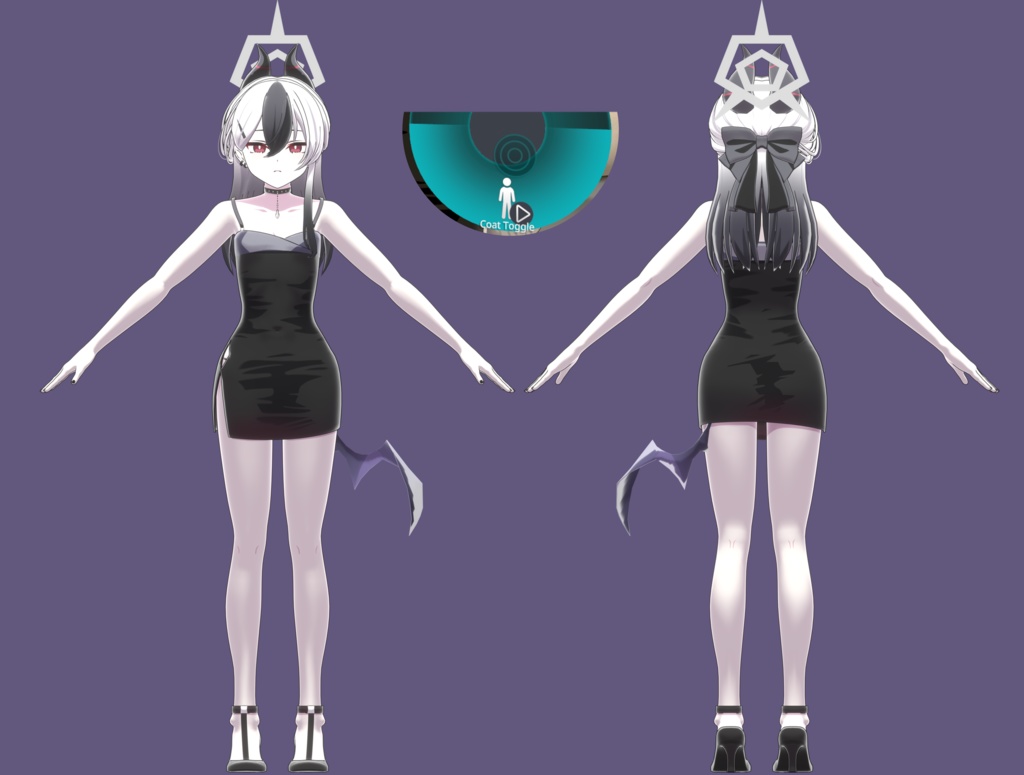 鬼方カヨコ (ドレスVer.)) / Onikata Kayoko (Dress ver.) 3D VRC