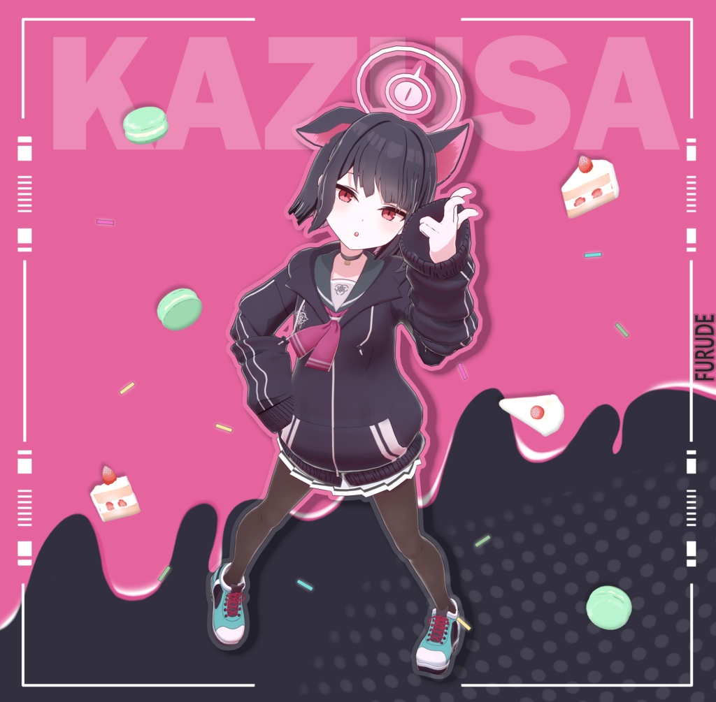 杏山カズサ  |  Kyouyama Kazusa 3D VRC
