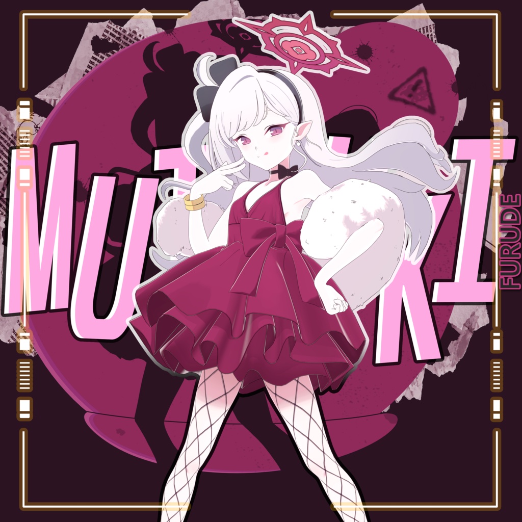 浅黄ムツキ (ドレス .) | Asagi Mutsuki (Dress) 3D VRC