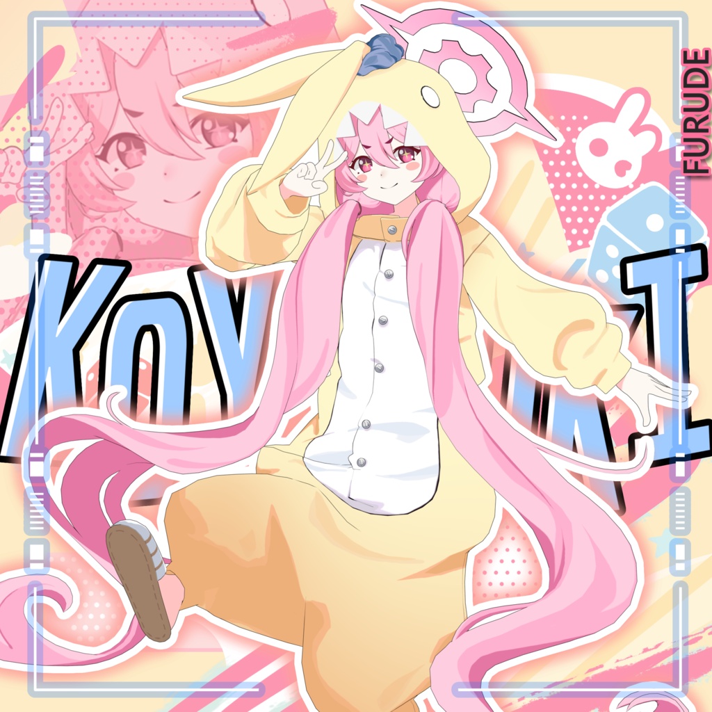  黒崎コユキ (パジャマ.)  |  Kurosaki Koyuki (Pajamas) 3D VRC