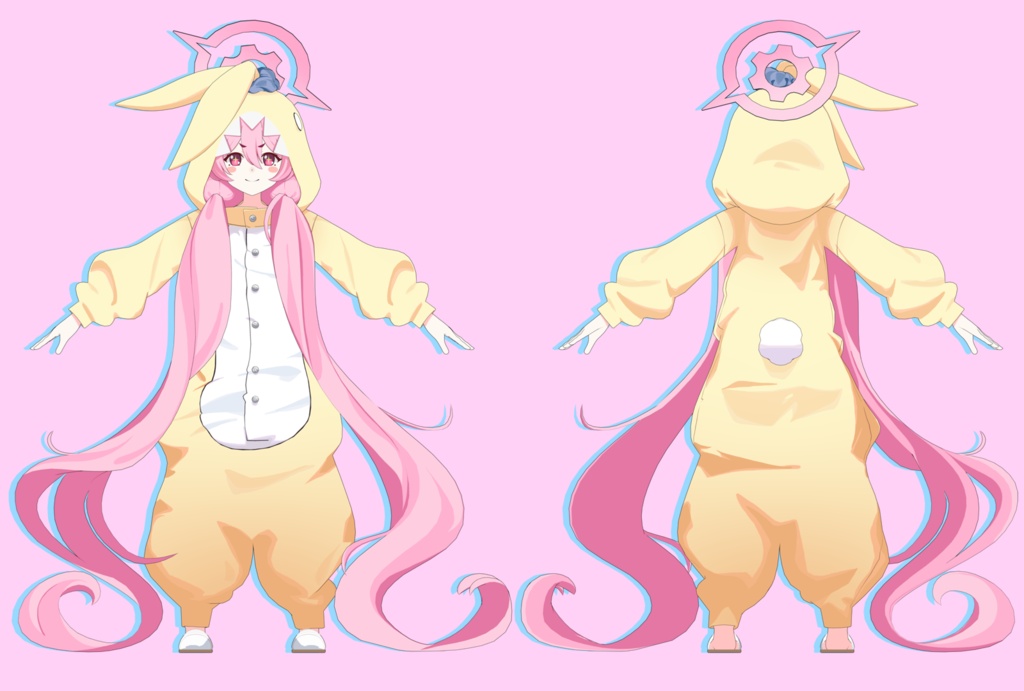 黒崎コユキ (パジャマ.) | Kurosaki Koyuki (Pajamas) 3D VRC