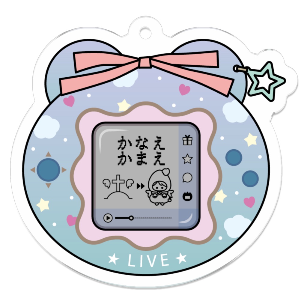 1周年記念アクキー（無加工）50×50