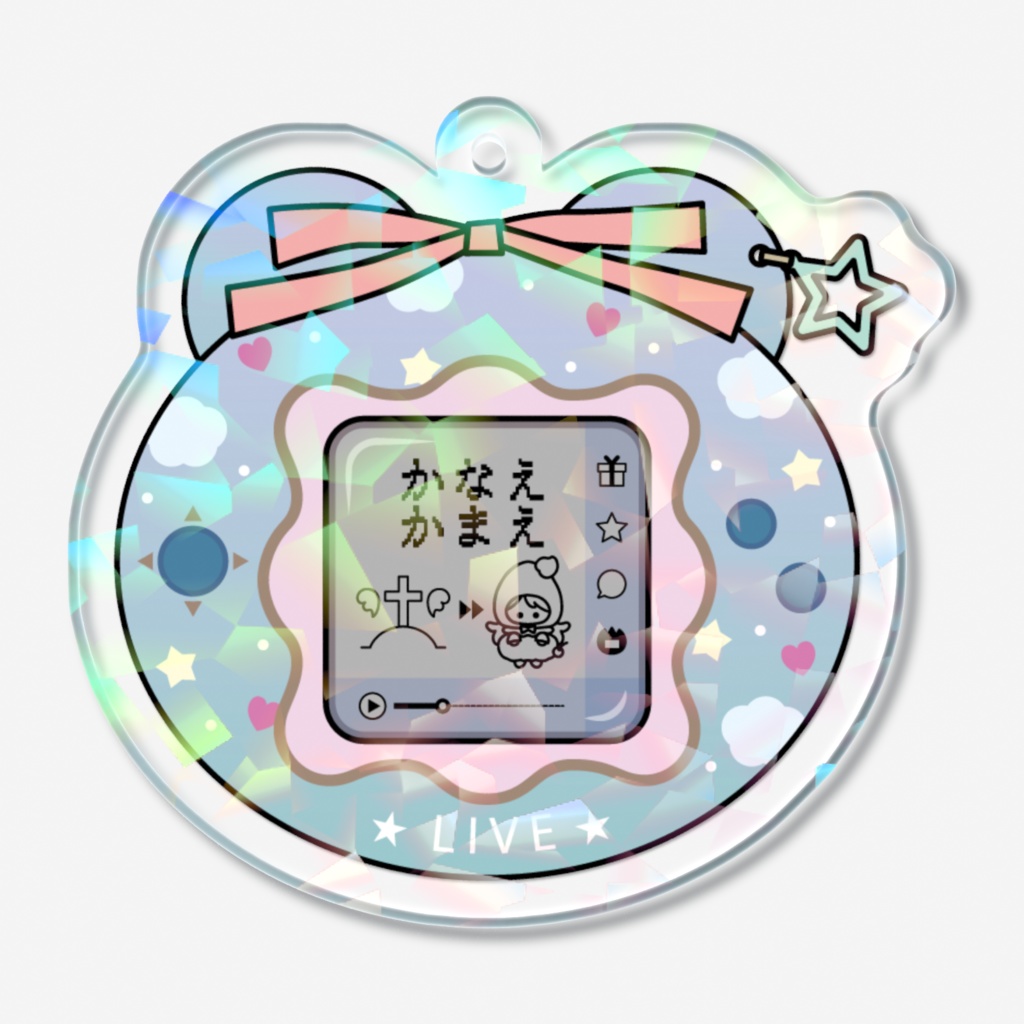 1周年記念アクキー（ホログラム）50×50
