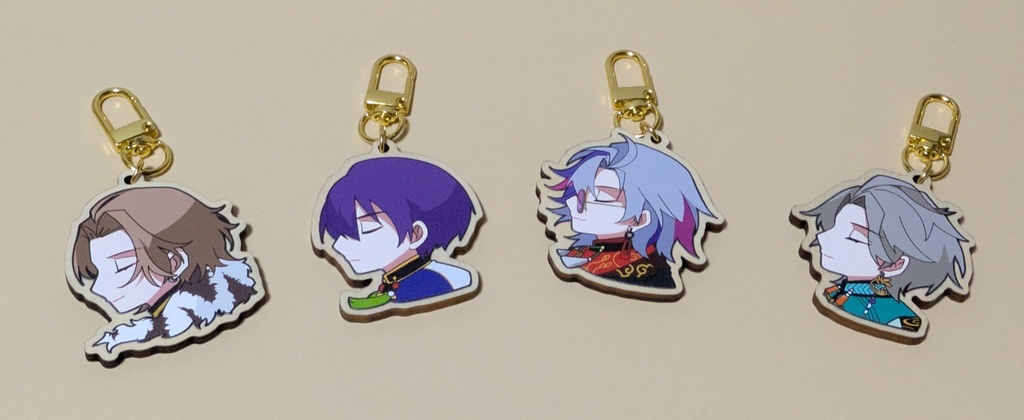 【非公式】木製キーホルダー