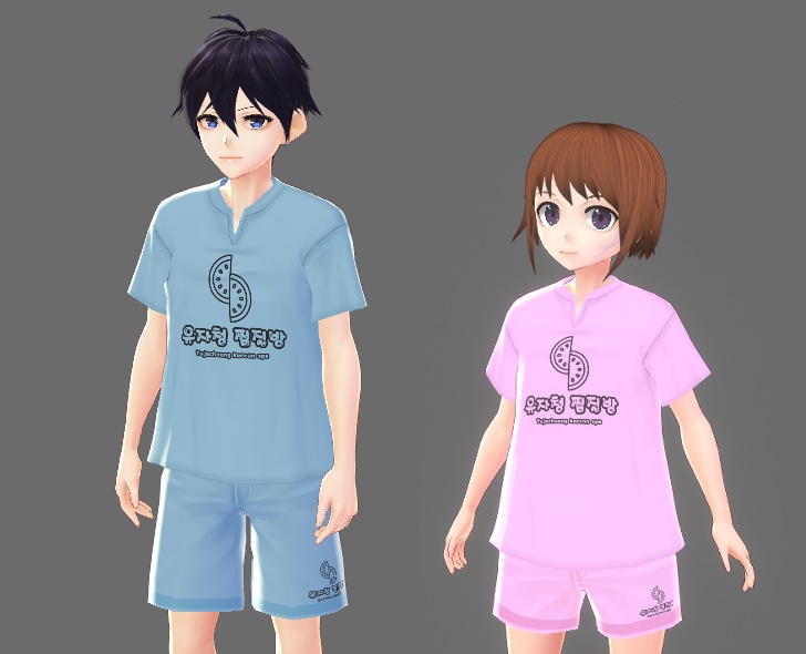 [Vroid]korean spa uniform
