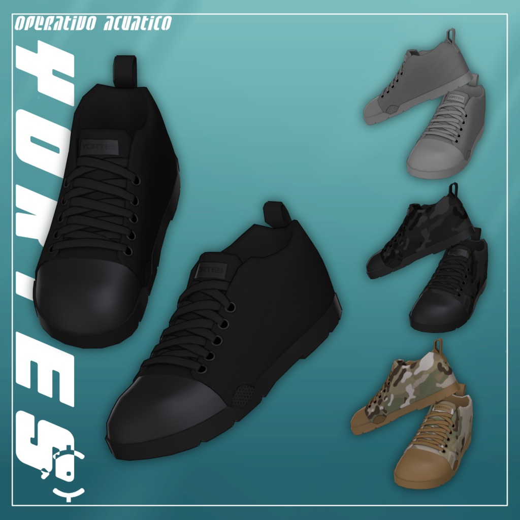 【3アバター対応】『水中作戦衣装 ヨルテス』 Aqua Ops YORTES