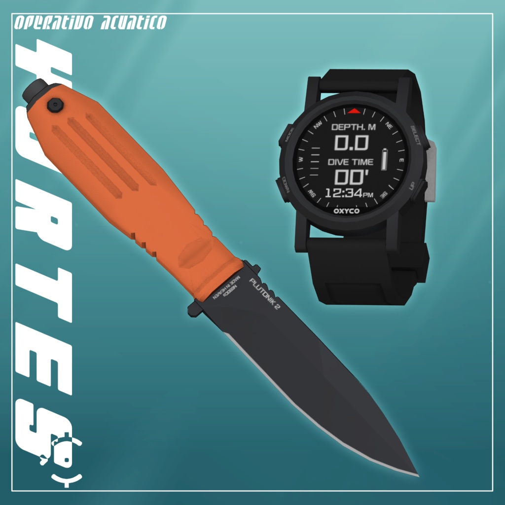 【3アバター対応】『水中作戦衣装 ヨルテス』 Aqua Ops YORTES