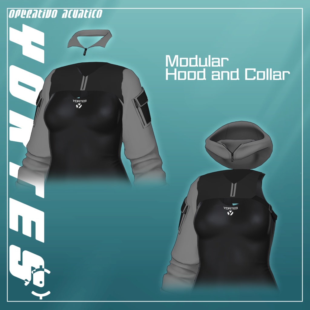 【3アバター対応】『水中作戦衣装 ヨルテス』 Aqua Ops YORTES