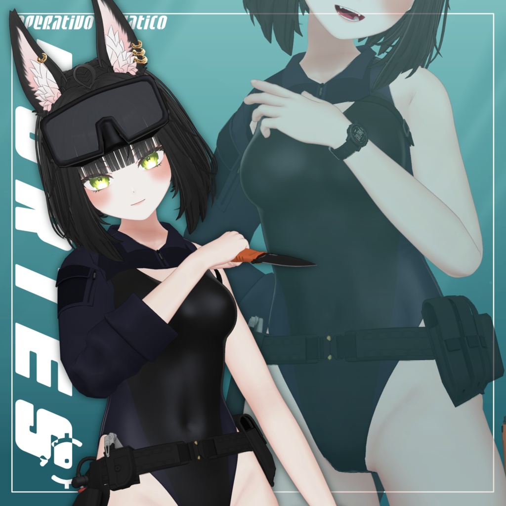 【3アバター対応】『水中作戦衣装 ヨルテス』 Aqua Ops YORTES