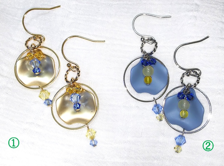 花びらピアス