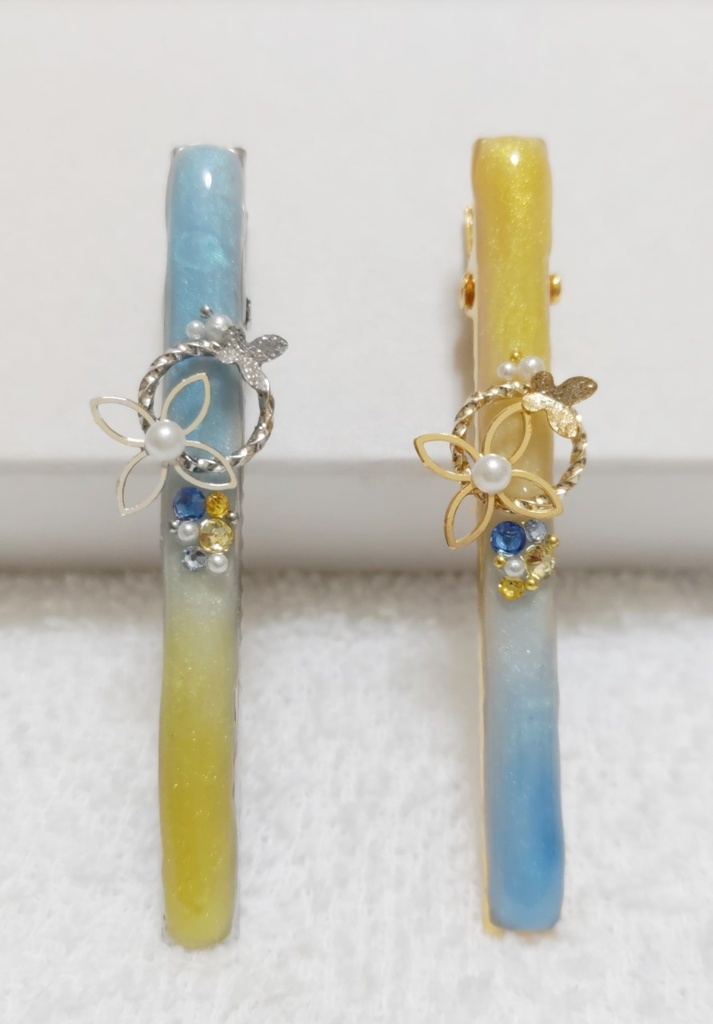 イメージカラーヘアクリップ