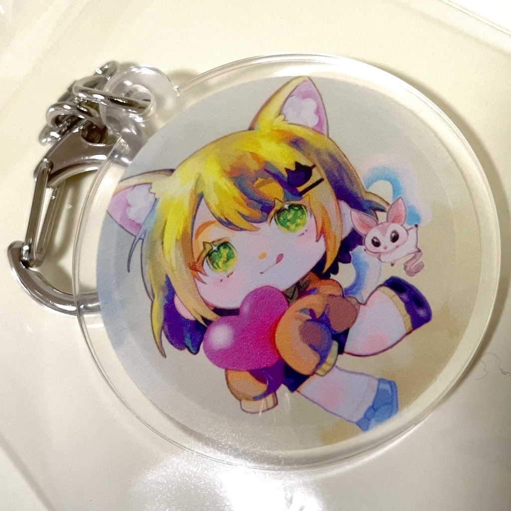 まんまるめり　アクリルキーホルダー