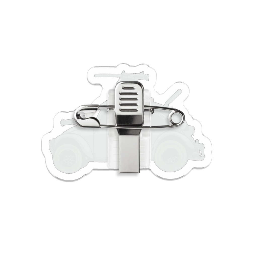 戦闘車両ビートル アクリルバッチ