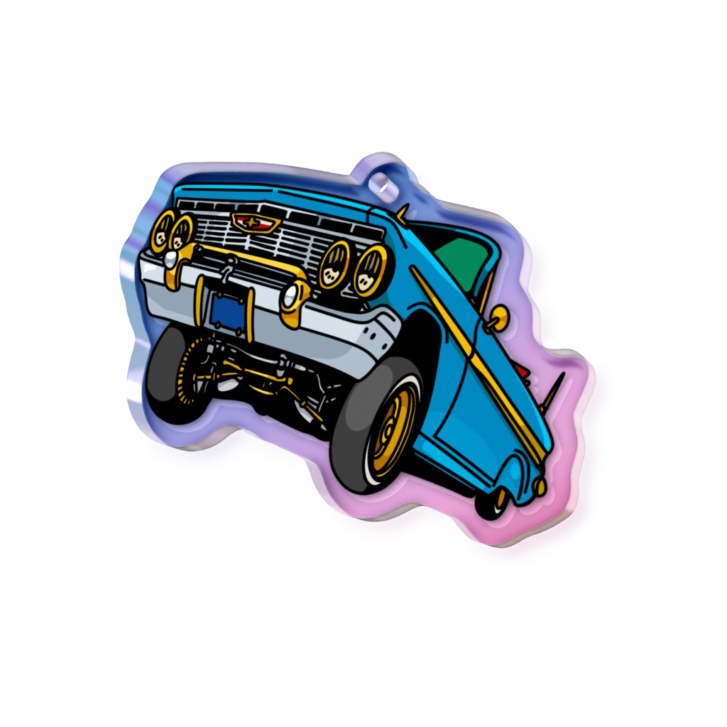 ローライダー★オーロラアクリルキーホルダー