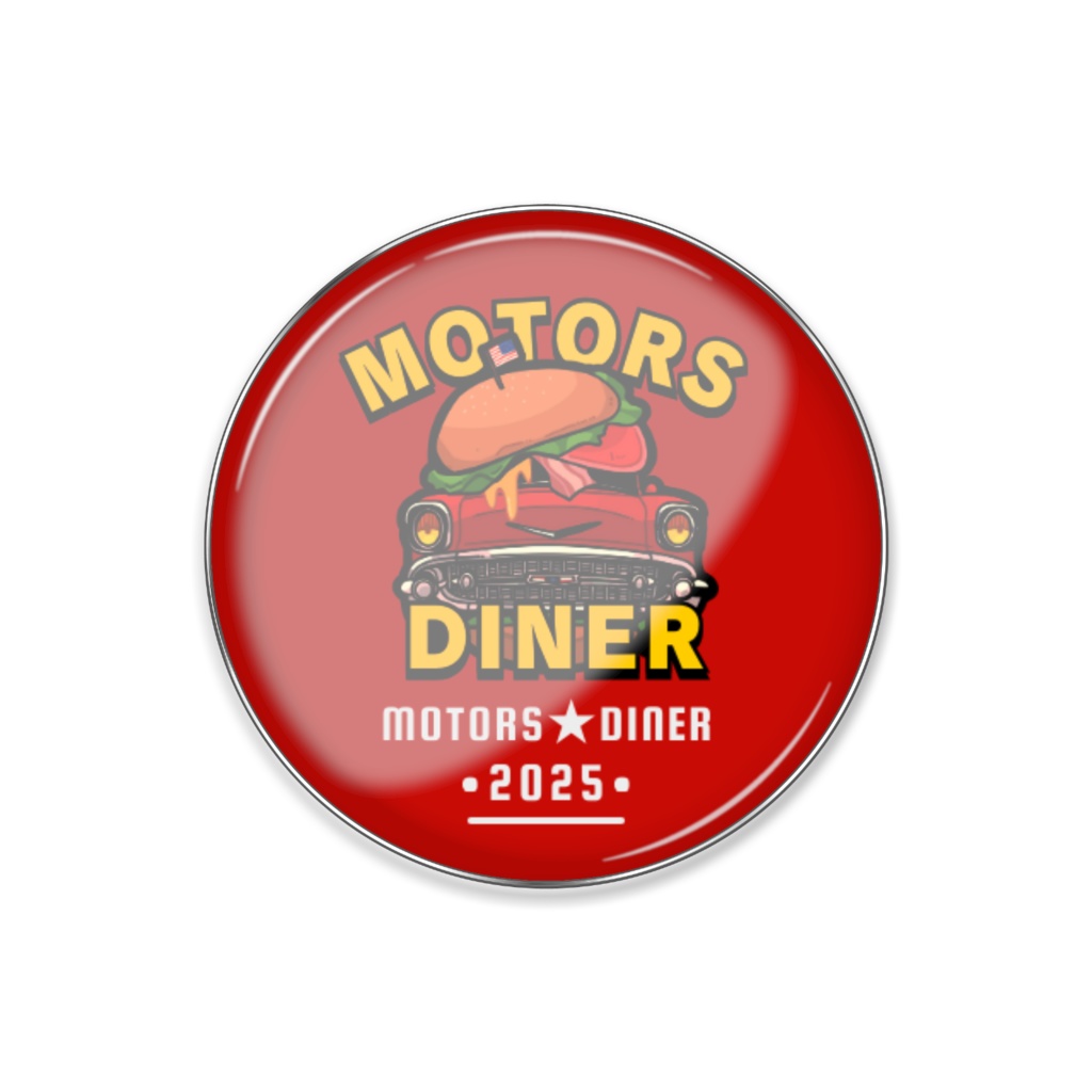  motorsdiner　ピンバッジ