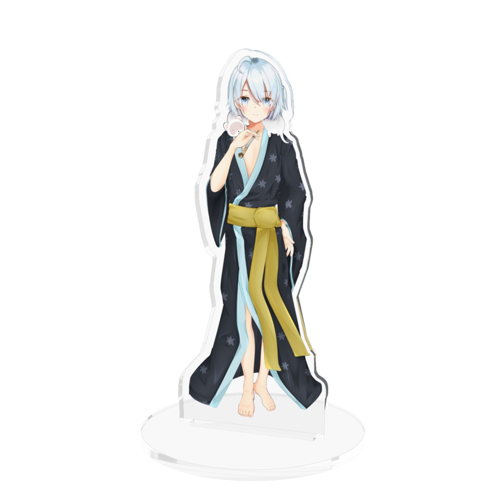 鏡水しるこアクリルフィギュア【お家Ver】100×100mm