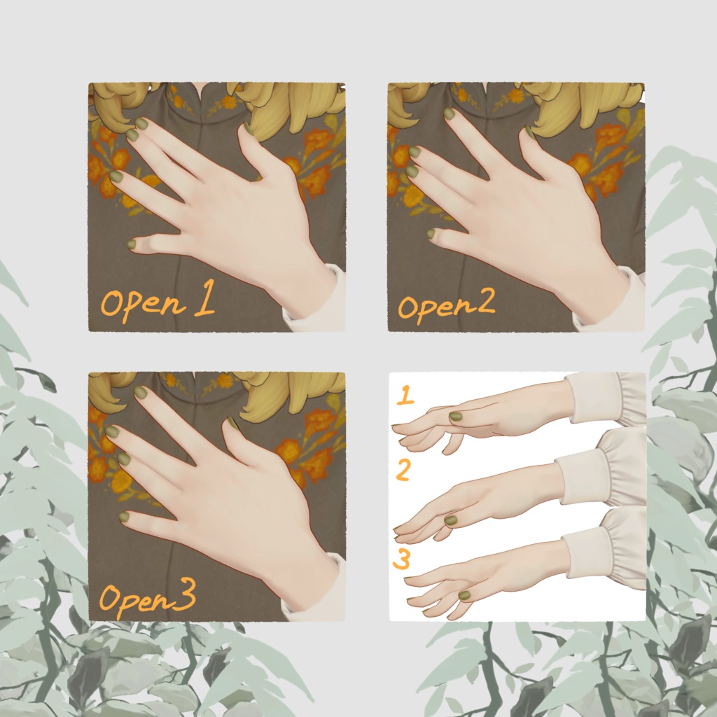 おじじハンドジェスチャー【マリシア対応】