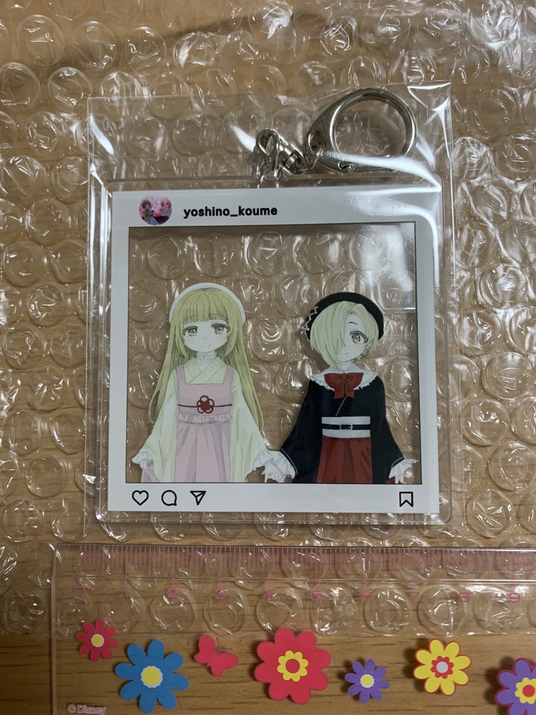 よしのんと小梅ちゃんのアクリルキーホルダー