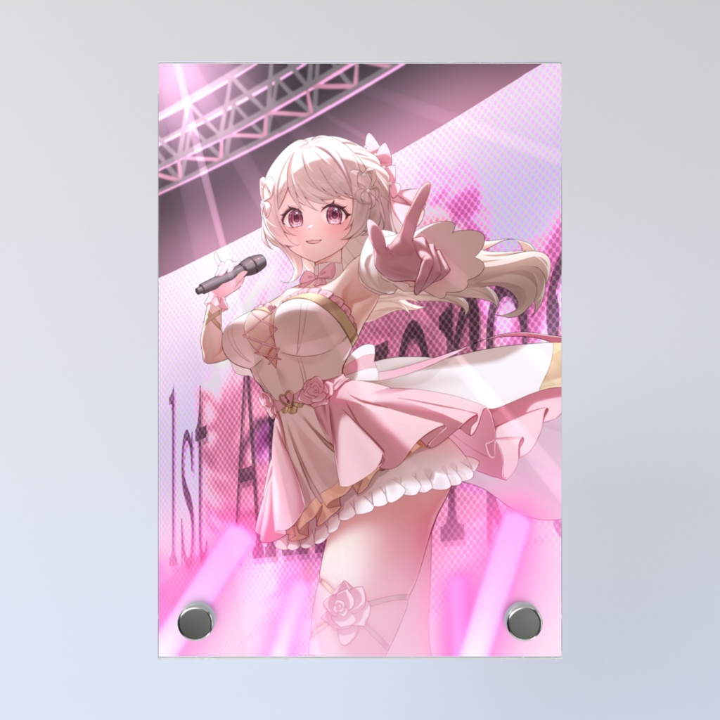 1周年記念アクリルフォトパネル