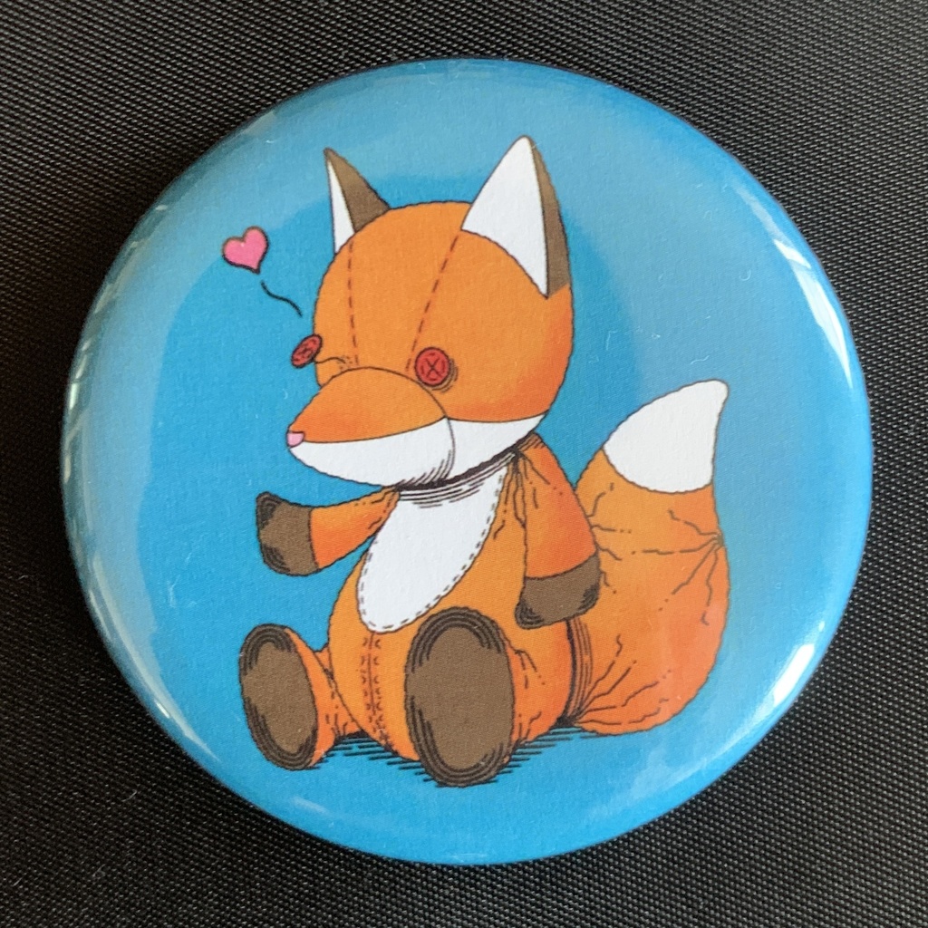 コンちゃん缶バッジ（57mm）