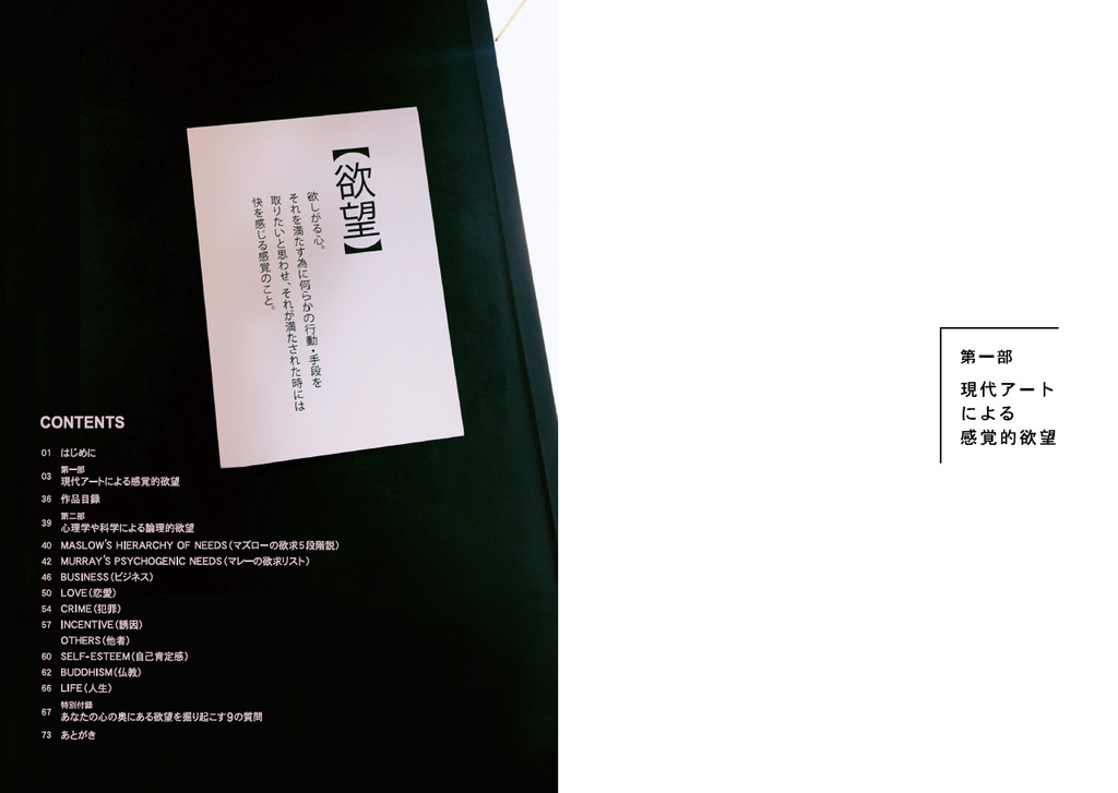 DESIRE BOOK 右脳と左脳を刺激する、欲望にまつわる本。