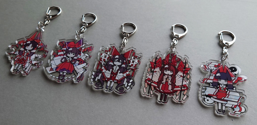 1/n (Intersect at 45°) 博麗霊夢 アクリルキーホルダー