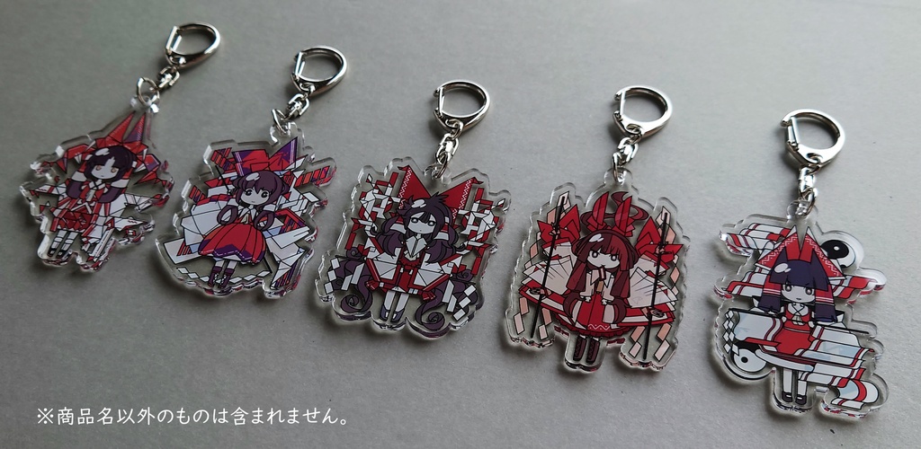 3/n (Mosaic pattern) 博麗霊夢 アクリルキーホルダー