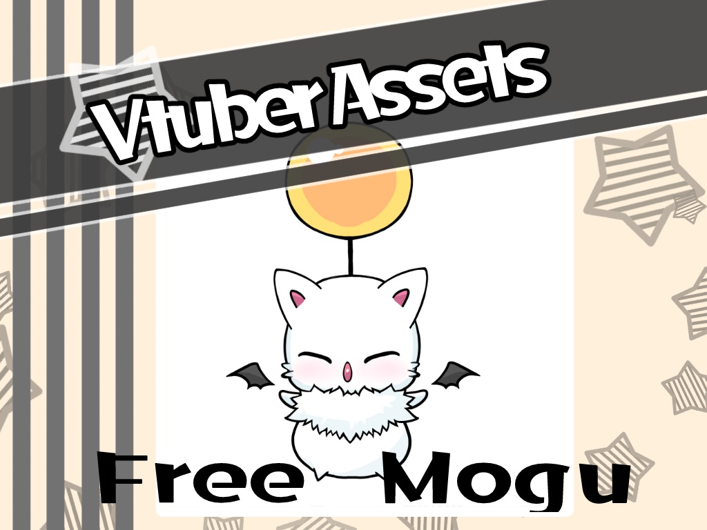 【動く無料素材】FF14ファンアート　モーグリ【VtubeStudio】