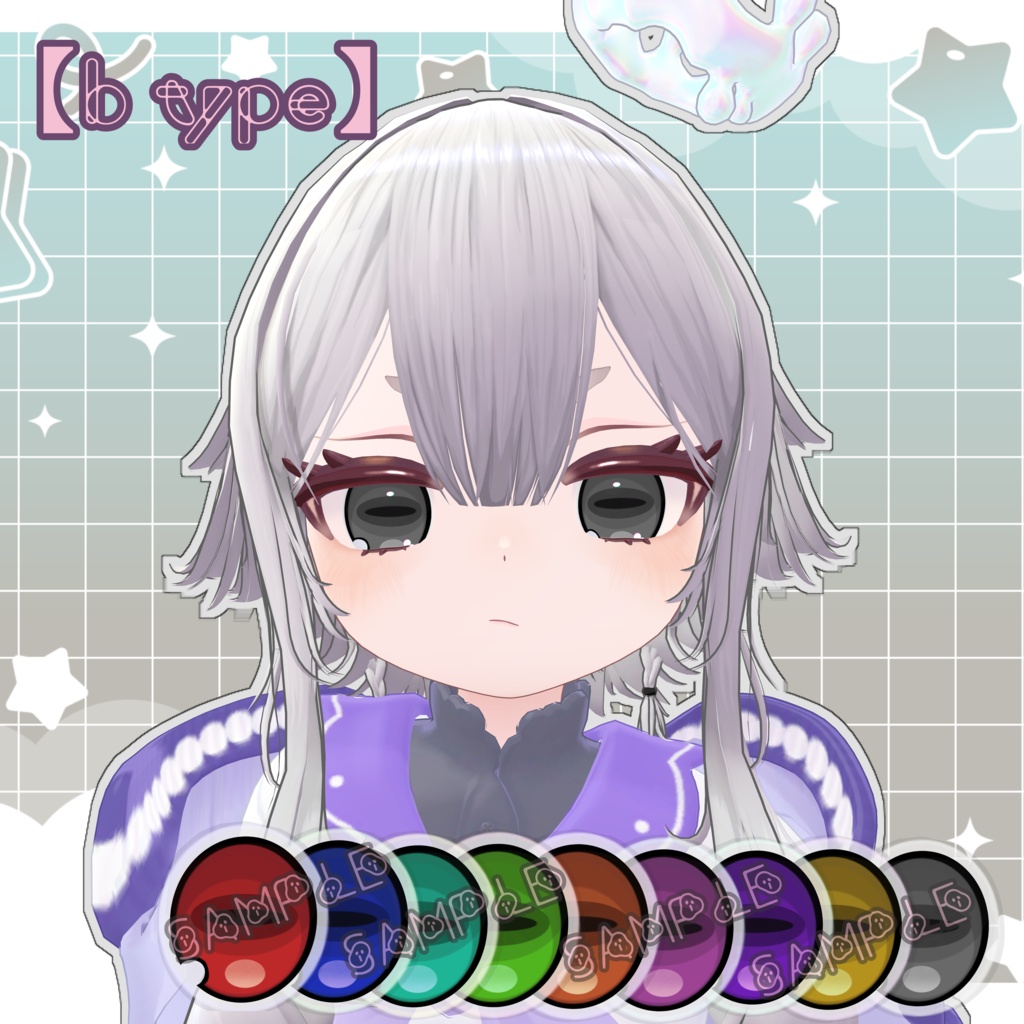 【ぽわり / powari】Make up + Eye Texture