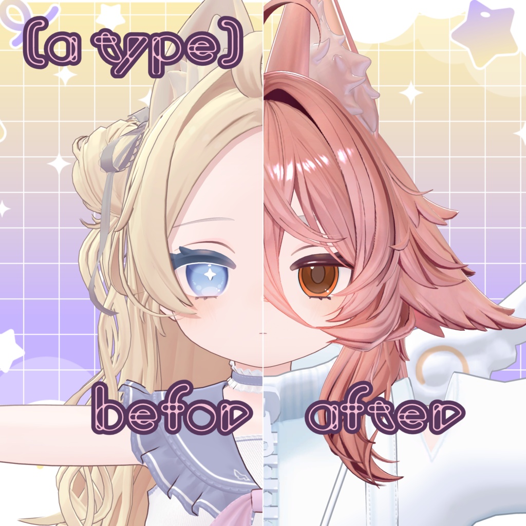 【ぽわり / powari】Make up + Eye Texture