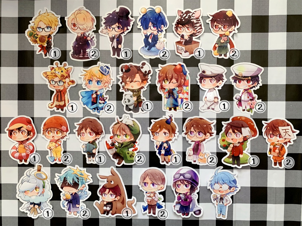 実況者ミニシール or アクリルキーホルダー