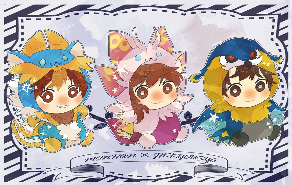 実況者×モンハンアクリルキーホルダー